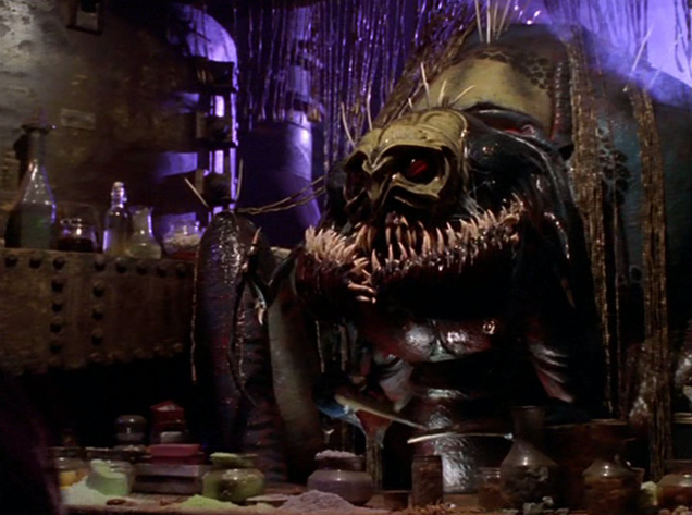This six-foot tall creature is onscreen for a grand total of one minute.